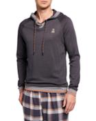 Men's Plush Sweater Knit Hoodie