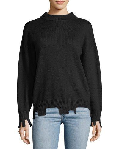 Deconstructed Mock-neck