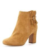 Surrey Suede Fringe Bootie, Camel