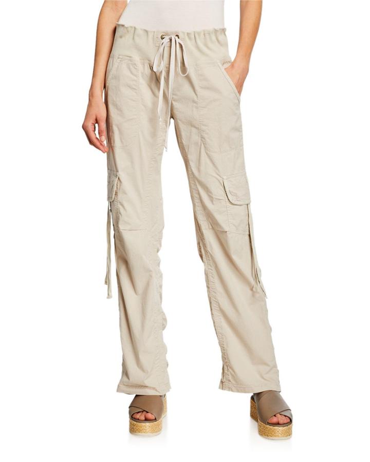 Scrunched-leg Cargo Pants