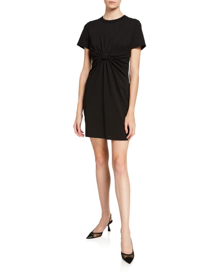 High Twist Jersey Knotted Dress