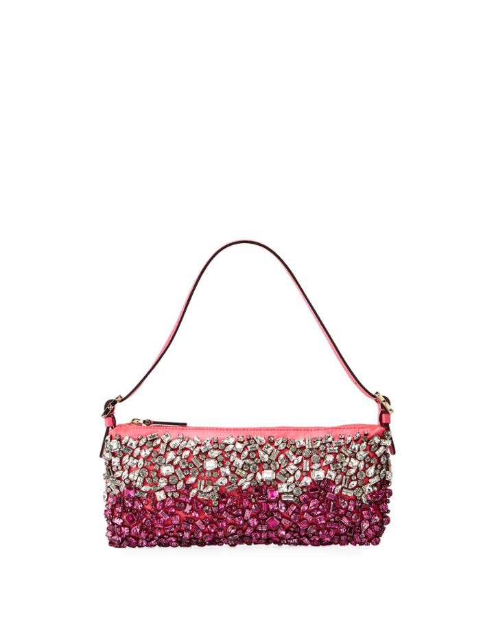 Jeweled Satin & Lizard