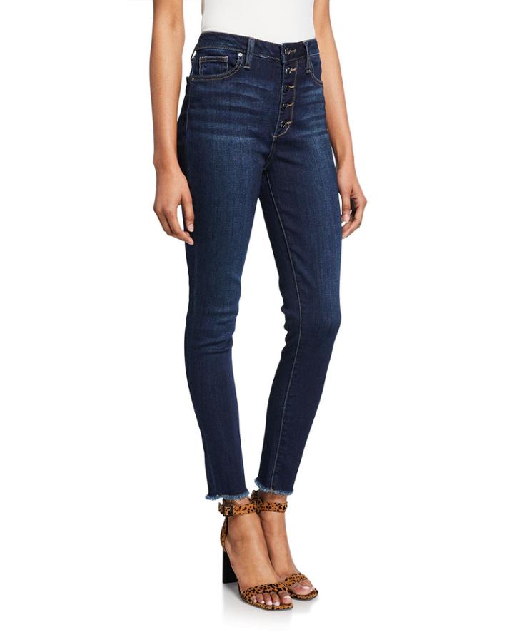 Destroyed Cuffed Cropped High-rise