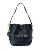 Eartha Smooth Leather Shoulder Bag,