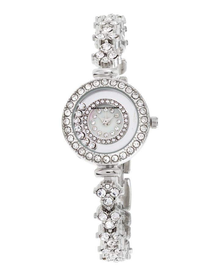 24mm Bracelet Watch W/ Moving Crystals
