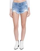 Gigi Low-rise Distressed Denim