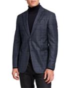 Men's G-line Patch-pocket Two-button Jacket