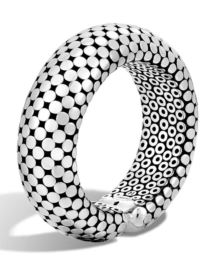 Dot Sterling Silver Flex Cuff,