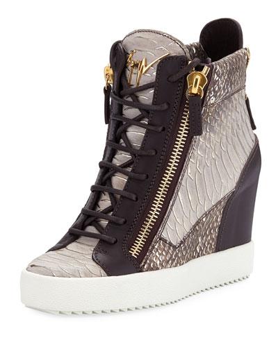 Exotic-embossed High Wedge