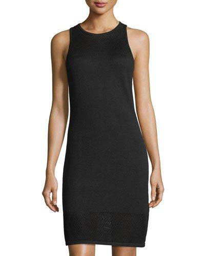 Mesh-stitch Yoke Sleeveless