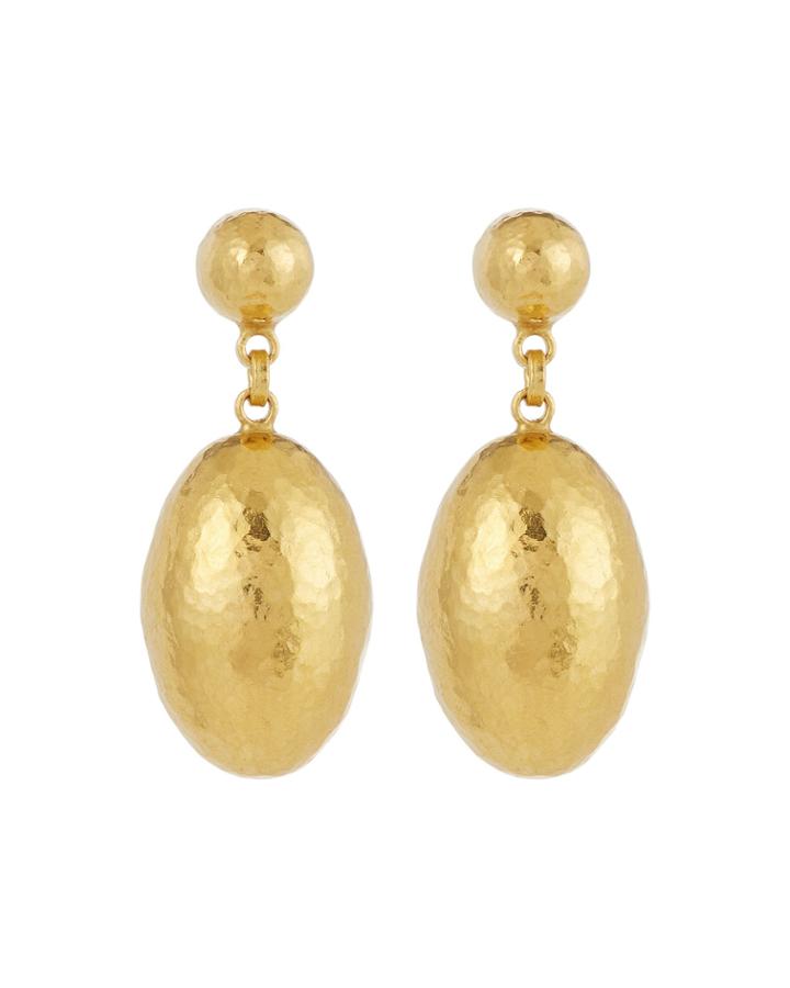 24k Large Coco Drop Earrings