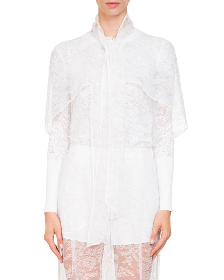 Short Cape Sleeve Sheer
