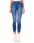 Chrissy High-rise Skinny-leg Trimtone Jeans
