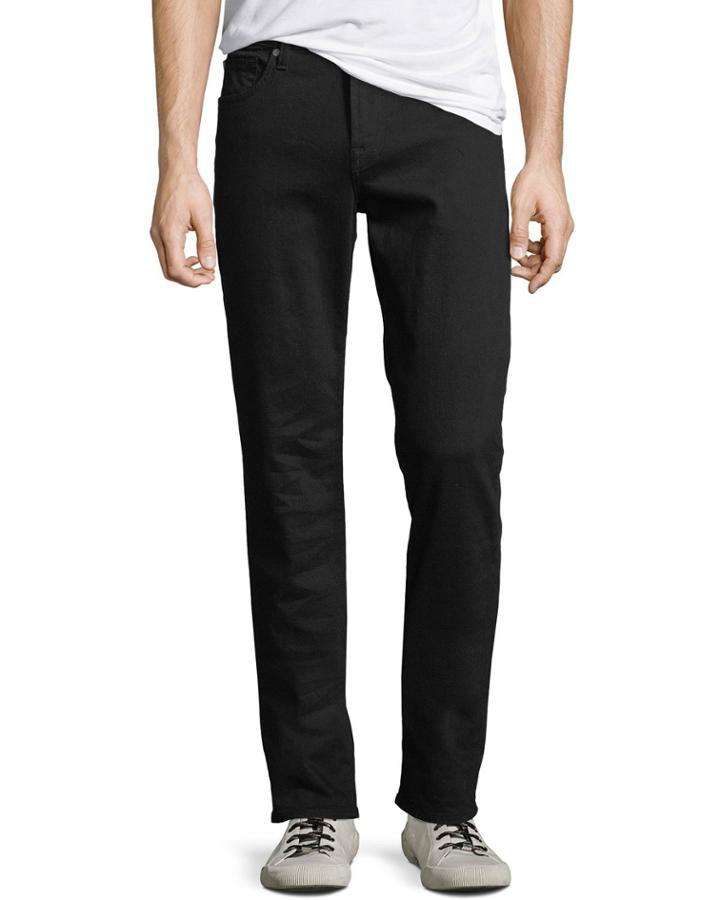 Men's Standard Straight-leg Jeans With Squiggle Pocket