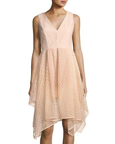 Last Dance A-line Eyelet Dress