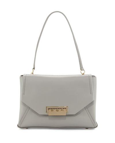Eartha Envelope Leather Shoulder Bag, Elephant