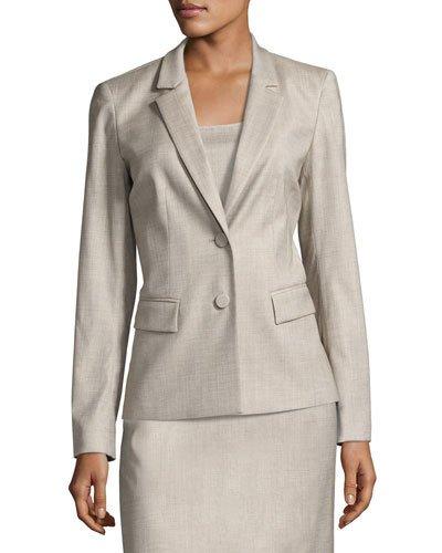 Kathy Two-button Jacket, Gray