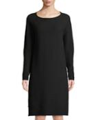 Ribbed Boat-neck Wool
