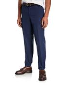 Men's Traditional Fit Cotton Canvas Trousers