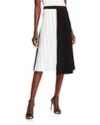 Two-tone Studded A-line