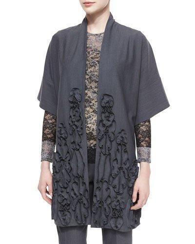 Half-sleeve Embellished Topper