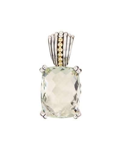 Prism Green Amethyst Pendant Enhancer