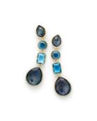 18k Rock Candy Linear Four-drop Earrings In