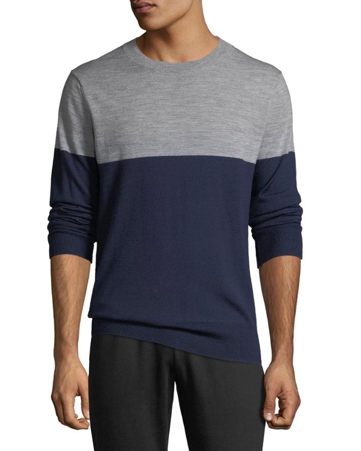 Men's Colorblock Crewneck