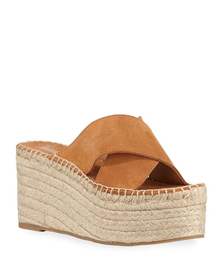 Stella Suede Platform Espadrilles