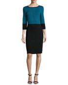 Colorblock Santana Knit Dress