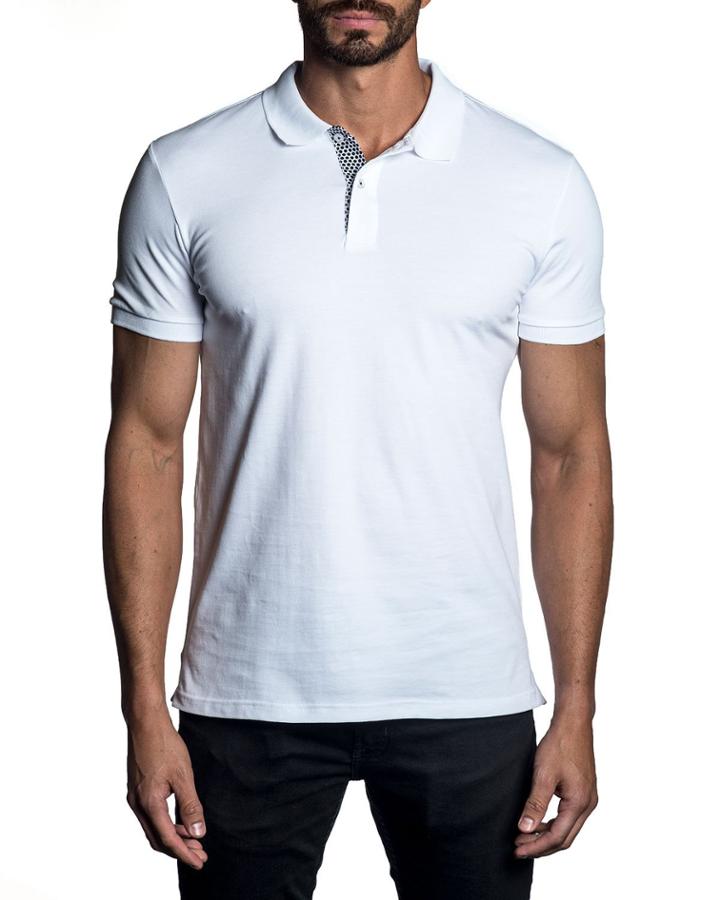 Men's Short-sleeve Knit Polo
