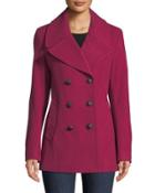 Double-breasted Wool Pea Coat