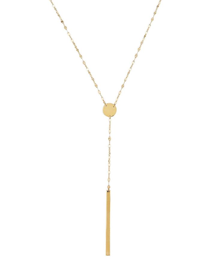 14k Chime Lariat Necklace