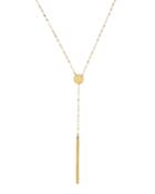 14k Chime Lariat Necklace