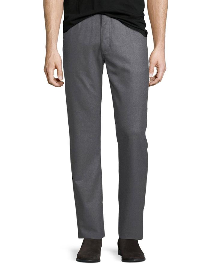 Stretch-flannel Five-pocket Pants,