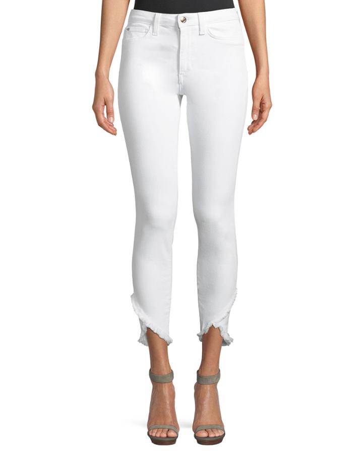 Charlie Mid-rise Skinny Tulip-hem Jeans