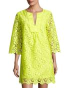 Lilium 3/4-sleeve Petal Lace