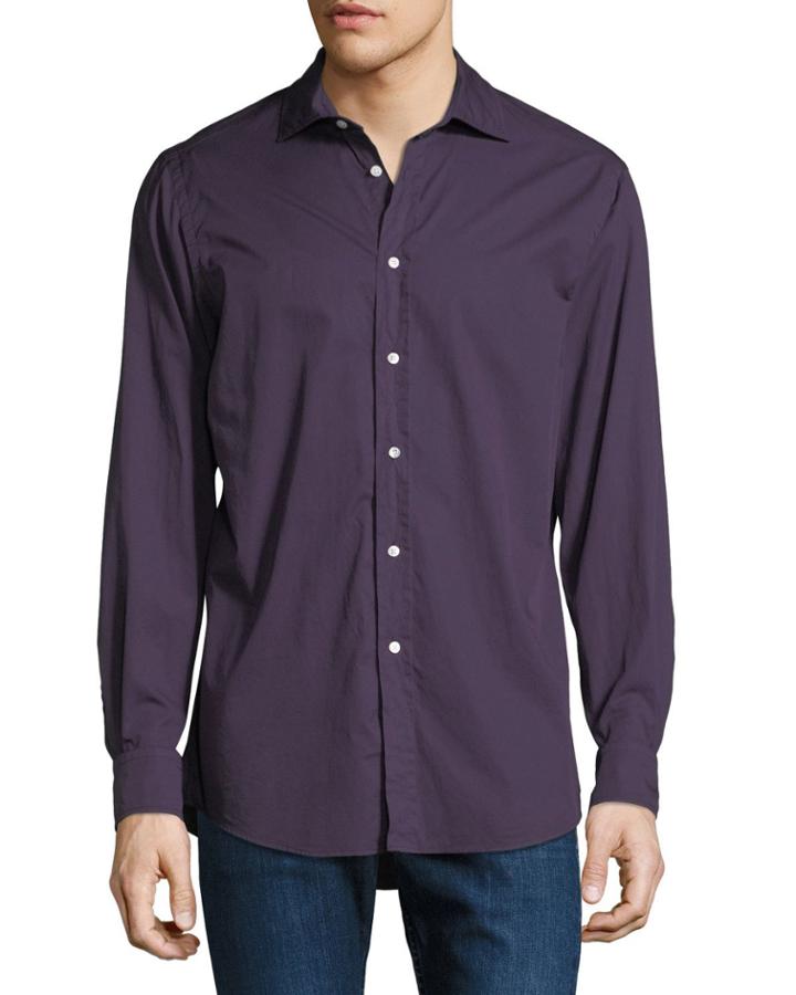 Men's Garment-dyed Twill Dress