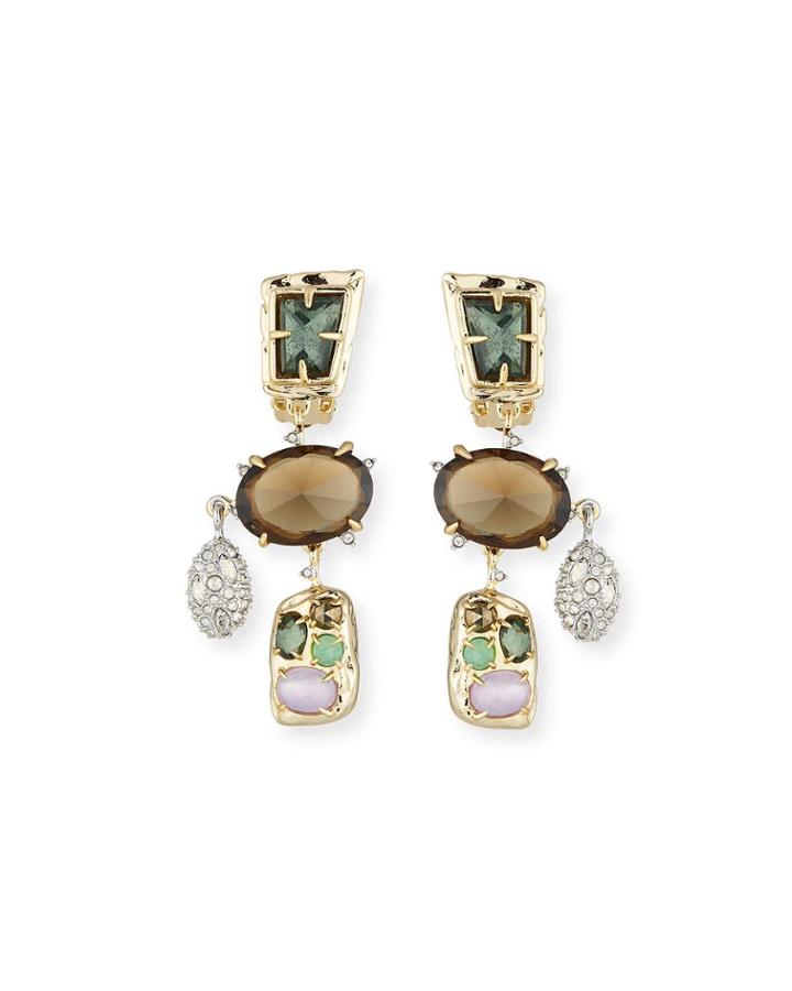 Rocky Chandelier Clip-on Earrings