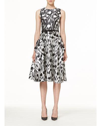 Floral Mikado Belted