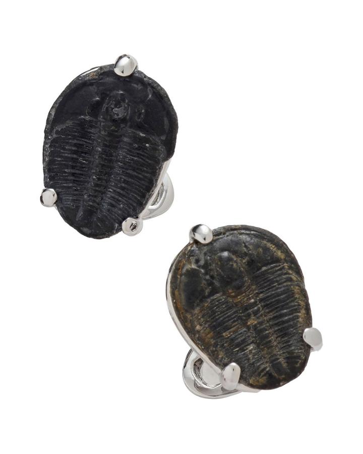 Men's Delta Trilobite Fossil Cufflinks