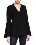 Jamie Finesse Crepe Blouse