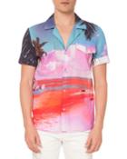 Men's Beach Print