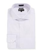 Men's Trim-fit Non-iron Textured Solid Dress