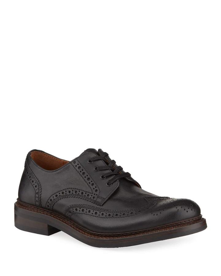 Graham Baroque Wing-tip Oxfords