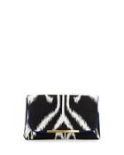 Natalia Printed Clutch Bag, Black/multi