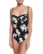 Floral-print Underwire One-piece