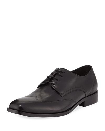 Leisure Activity Leather Oxford With Silver Technology, Black