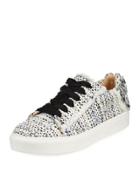Metallic Tweed Embellished