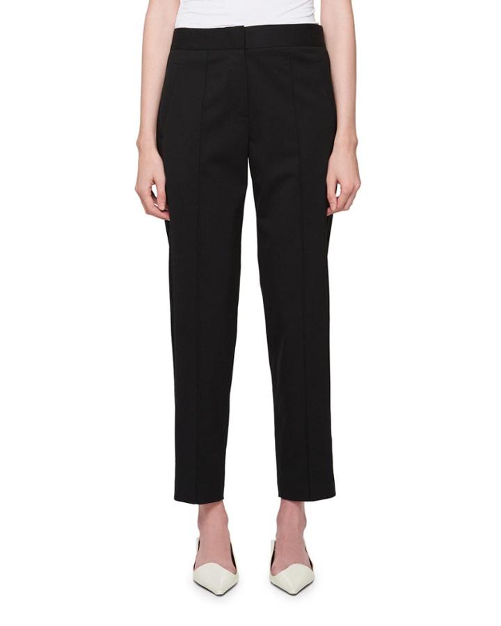 Wool-stretch Cropped Pants